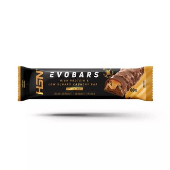 Barrita De Proteínas De Hsn Evobars 60g | Snack Saludable | Rica En Proteínas + Baja En Calorías + Baja En Carbohidratos + Textura Crujiente + Sin Aceite De Palma