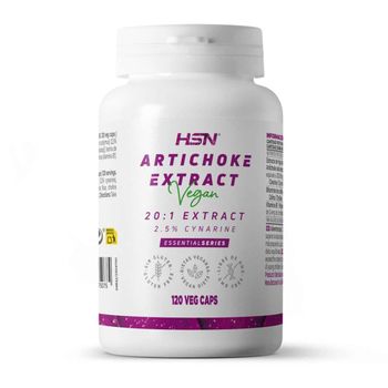 Alcachofa 30000 Mg - Cynara Scolymus - De Hsn | 120 Cápsulas Vegetales Con 5% Cinarina | Extracto Hoja De Alcachofa 20x Veces Más Concentrado | No-gmo, Vegano, Sin Gluten