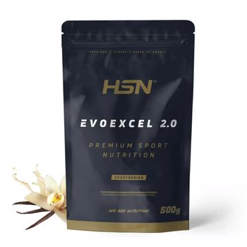 Whey Protein Isolate + Concentrate De Hsn Evoexcel 2.0 | Sabor Vainilla 500 G = 17 Tomas Por Envase | Batido Proteínas Suero De Leche Con Digezyme® Lactospore® Y Calostro