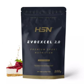 Whey Protein Isolate + Concentrate De Hsn Evoexcel 2.0 | Sabor Tarta Queso Y Frutas Del Bosque 500 Gr = 17 Tomas Por Envase | Batido Proteínas Suero De Leche Con Digezyme® Lactospore® Y Calostro