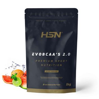 Bcaa 12:1:1 Con Glutamina De Hsn Evobcaa's 2.0 | Sabor Ponche De Frutas 1 Kg = 91 Tomas Por Envase De Aminoácidos Ramificados (leucina + Valina + Isoleucina) | No-gmo, Vegano, Sin Gluten