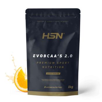 Bcaa 12:1:1 Con Glutamina De Hsn Evobcaa's 2.0 | Sabor Naranja 1 Kg = 91 Tomas Por Envase De Aminoácidos Ramificados (leucina + Valina + Isoleucina) | No-gmo, Vegano, Sin Gluten