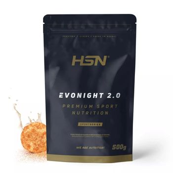 Proteína Para Antes De Dormir Evonight 2.0 De Hsn | Sabor Snickerdoodle 500 G = 17 Tomas Por Envase | 5 Tipos De Proteínas Multifase: Whey + Leche + Caseinato + Albúmina De Huevo