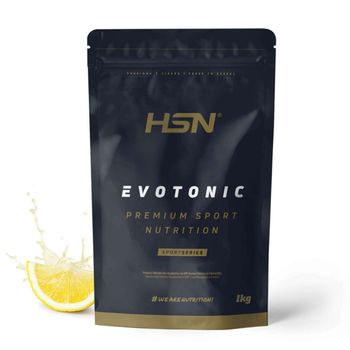 Isotónico En Polvo Evotonic De Hsn | Sabor Limón 1 Kg = 29 Tomas Por Envase | Bebida Deportiva Con Carbohidratos + Electrolitos + Bcaas + Peptopro | No-gmo, Vegetariano, Sin Gluten