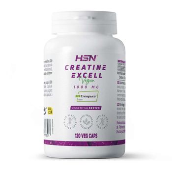 Creatina Excell 1000mg (100% Creapure®) - 120 Veg  Caps- Hsn