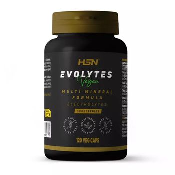 Sales Minerales Electrolitos En Pastillas De Hsn Evolytes | 120 Cápsulas Vegetales Sodio, Potasio, Calcio, Cloruro Y Magnesio | No-gmo, Vegano, Sin Gluten