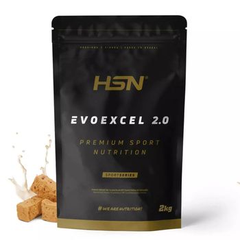 Whey Protein Isolate + Concentrate De Hsn Evoexcel 2.0 | Sabor Turrón 2 Kg = 67 Tomas Por Envase | Batido Proteínas Suero De Leche Con Digezyme® Lactospore® Y Calostro