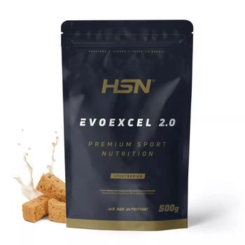 Whey Protein Isolate + Concentrate De Hsn Evoexcel 2.0 | Sabor Turrón 500 G = 17 Tomas Por Envase | Batido Proteínas Suero De Leche Con Digezyme® Lactospore® Y Calostro