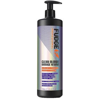 Fudge Professional Acondicionador Tonificante Morado Clean Blonde Damage Rewind 1000 Ml