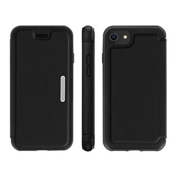 Funda Iphone Se 2020/8/7 Otterbox Tarjetero Piel Auténtica Serie Strada - Negro