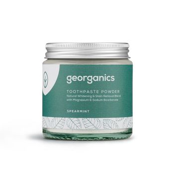 Blanqueador Dental En Polvo Bicarbonato Y Menta Georganics 60 Ml