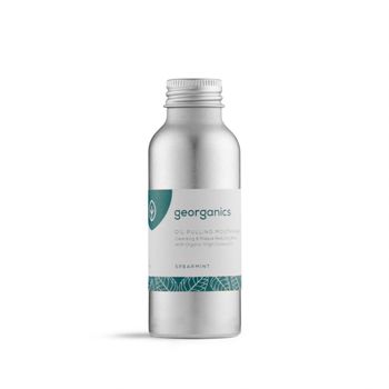 Enjuague Bucal Con Extracción De Aceite Menta Verde 100ml Georganics