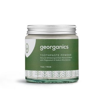 Blanqueador Dental En Polvo Bicarbonato Y Árbol De Té Georganics 60 Ml