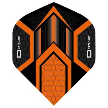 Pluma Dardos Datadart Hex Flight Black/orange