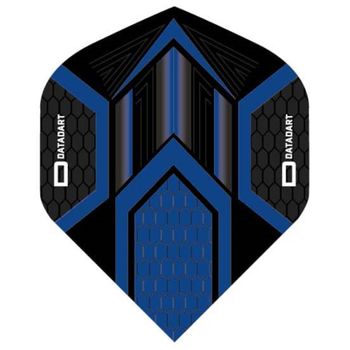 Pluma Dardos Datadart Hex Flight Black/blue