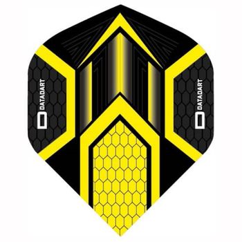 Pluma Dardos Datadart Hex Flight Yellow/black