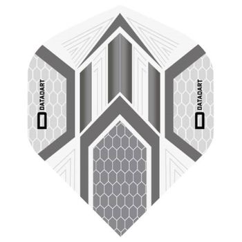 Pluma Dardos Datadart Hex Flight Grey/clear