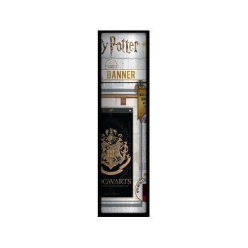 Estandarte De Pared Hogwarts De Harry Potter 47x95 Cm