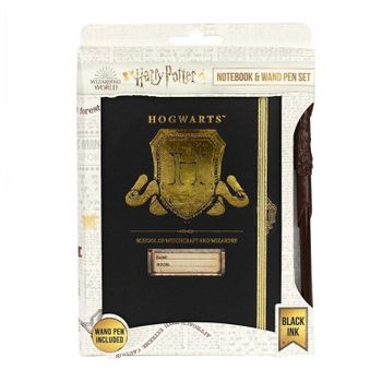 Cuaderno A5 + Varita Boligrafo Hogwarts Harry Potter 6 Unida
