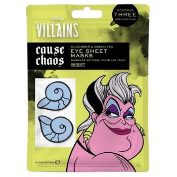 Mad Beauty Mascarilla Para Ojos Ursula Villanos Disney 6 X 5 Ml