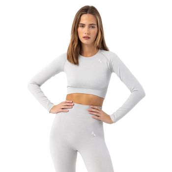 Jersey Blaze De Mezcla De Manga Larga Para Mujer - Carpatree