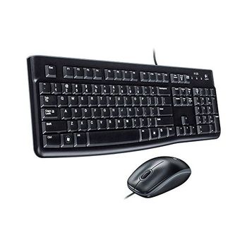 Teclado Y Ratón Óptico Logitech 920-002550 1000 Dpi Usb Negro