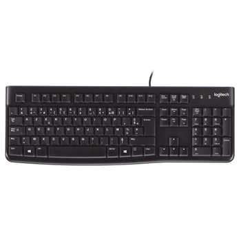 Logitech K120 Teclado Usb Azerty Belga Negro