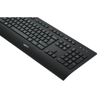 Logitech K280e Pro F/ Business Teclado Usb Qwerty Internacional De Ee.uu. Negro