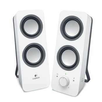 Logitech Altavoces 2.0 Z200 Blanco Nieve