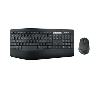 Logitech Mk850 Performance Wireless Keyboard And Mouse Combo Teclado Ratón Incluido Rf Wireless + Bluetooth Qwertz Suizo Negro