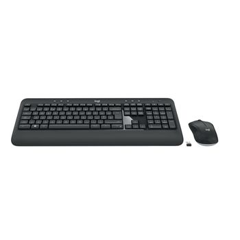 Logitech Mk540 Advanced Wireless Keyboard And Mouse Combo Teclado Usb Qwerty Nã³rdico Negro, Blanco