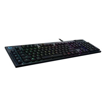 Logitech G G815 Lightsync Rgb Mechanical Gaming Keyboard – Gl Linear Teclado Usb Qwerty Inglés Carbono