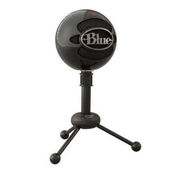 Micrófono Blue Snowball Para Grabación Y Mas En Pc Y Mac - Negro