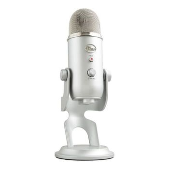 Micrófono Blue Yeti Para Pc O Mac - Plateado Logitech