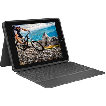 Logitech Rugged Folio Teclado Para Móvil Qwerty Español Grafito Usb Tipo C