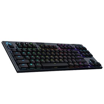 Teclado Logitech G915 Tkl Rgb Inalámbrica Bluetooth Qwerty Us Negro