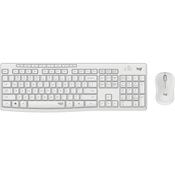 Logitech Mk295 Silent Wireless Combo Teclado Ratón Incluido Rf Inalámbrico Qwerty Nórdico Blanco