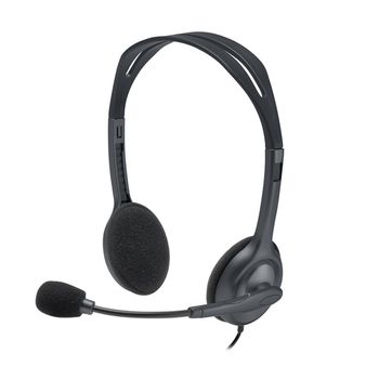 Logitech 5 Units Bundle Of Wired 3.5 Mm Headset With Microphone For Educational Use Auriculares Alámbrico Diadema Oficina/centro De Llamadas Negro