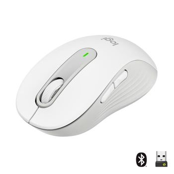 Ratón Inalámbrico Signature M650 Silencioso, Bluetooth-blanco Logitech