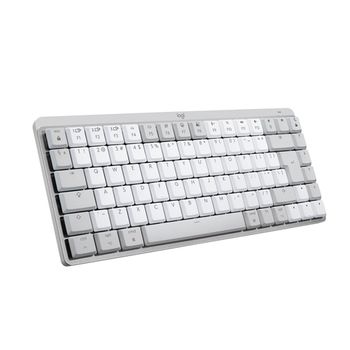 Logitech Mx Mini Mechanical For Mac Teclado Bluetooth Qwerty Internacional De Ee.uu. Gris, Blanco