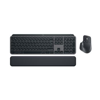 Logitech Mx Keys S Combo Teclado Ratón Incluido Oficina Rf Wireless + Bluetooth Azerty Belga Grafito