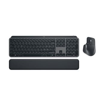 Logitech Mx Keys S Combo Teclado Ratón Incluido Rf Wireless + Bluetooth Qwerty Italiano Grafito