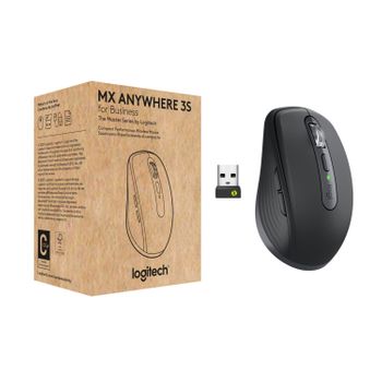 Logitech Mx Anywhere 3s For Business Ratón Mano Derecha Rf Wireless + Bluetooth Laser 8000 Dpi