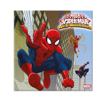 Pack 20 Servilletas Spiderman