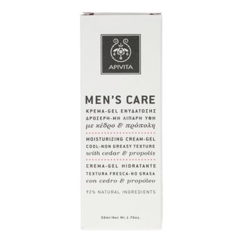 Crema-gel Hidratante/ Textura Fresca No Grasa Con Cedro Y Propóleo Apivita 50 Ml