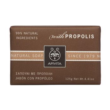 Jabón Natural Con Propóleo Apivita 125 G