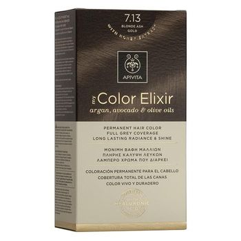 Tinte My Color Elixir N7.13 Rubio Ceniza Dorado Apivita