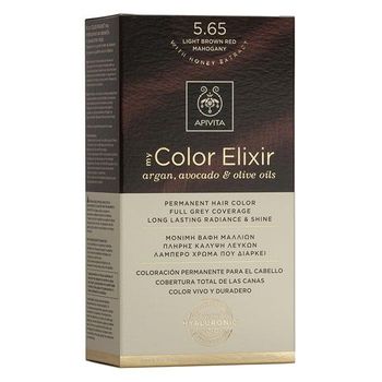 Tinte My Color Elixir N5.65 Castaño Claro Caoba Apivita