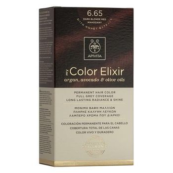 Tinte My Color Elixir N6.65 Rubio Oscuro Caoba Apivita