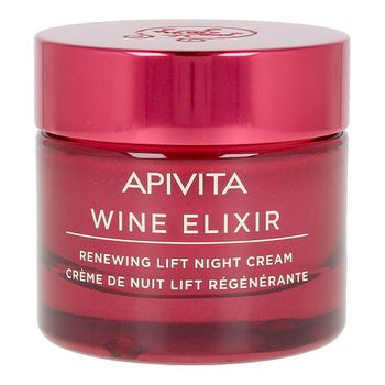 Crema Antiedad De Noche Wine Elixir Apivita (50 Ml)